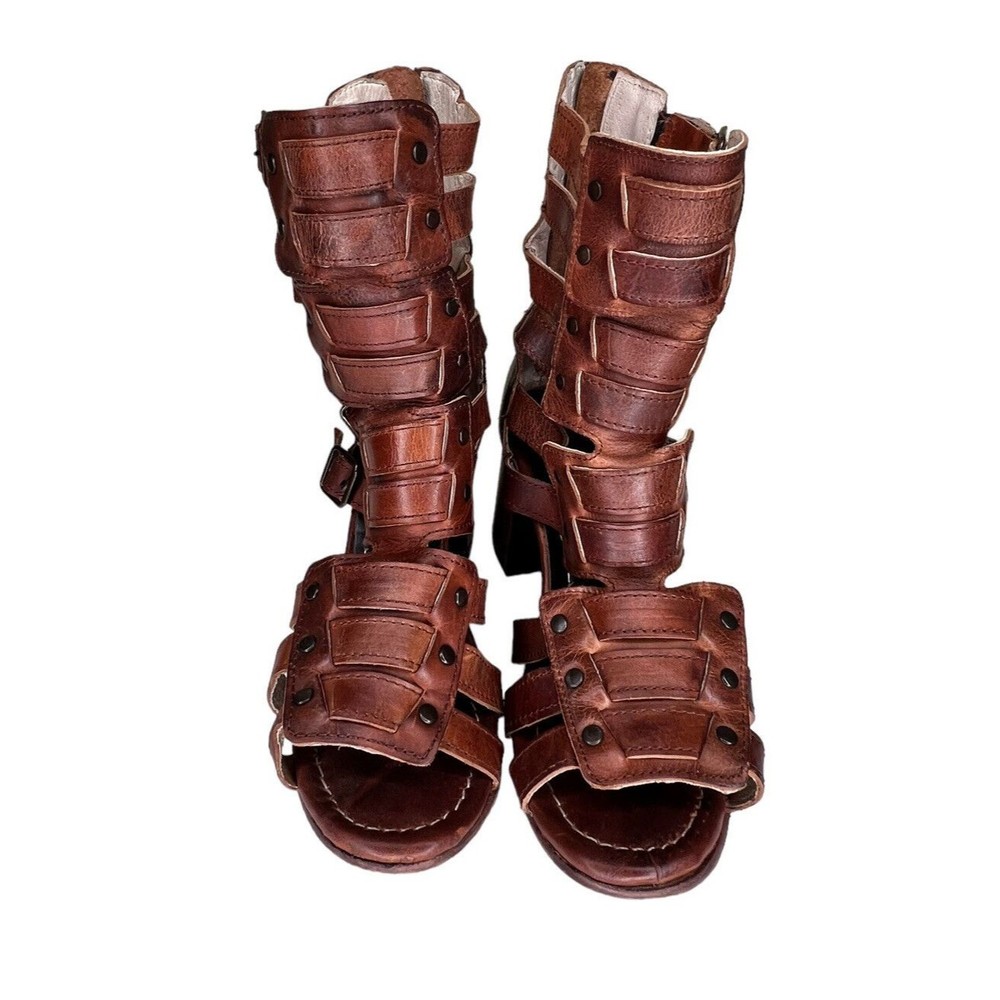 FREEBIRD BY STEVEN Zeus Sandal’s Cognac‎ Women’s Size 9